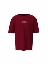 Nature train Graphic Unisex Maroon Oversized T-Shirt